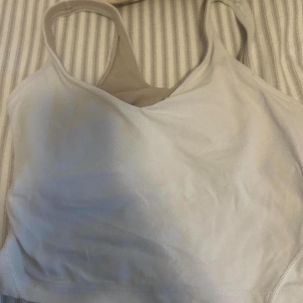 Lululemon Athletica White Sports Bra